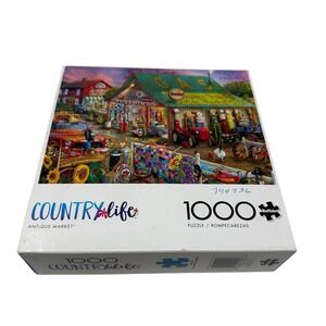 Buffalo Games Country Life Antique Market 1000 Piece Jigsaw Puzzle Eduard 11925